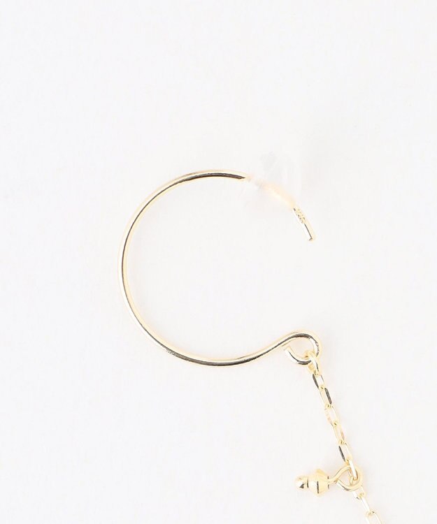 TOCCA 【WEB限定】SEEDS PEARL PIERCED EARRINGS K10イエローゴールド 淡水パールピアス イエローゴールド系