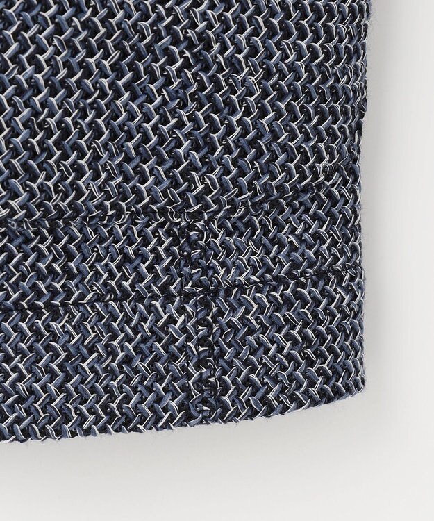 JOSEPH ABBOUD 【軽量/ストレッチ/洗える/JAPANファブリック/和紙】コンフォータブルジャージー ジャケット ネイビー系