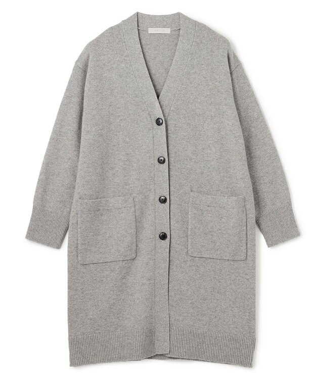UNFILO 【WEB限定】カシミヤブレンド ロングカーディガン グレー