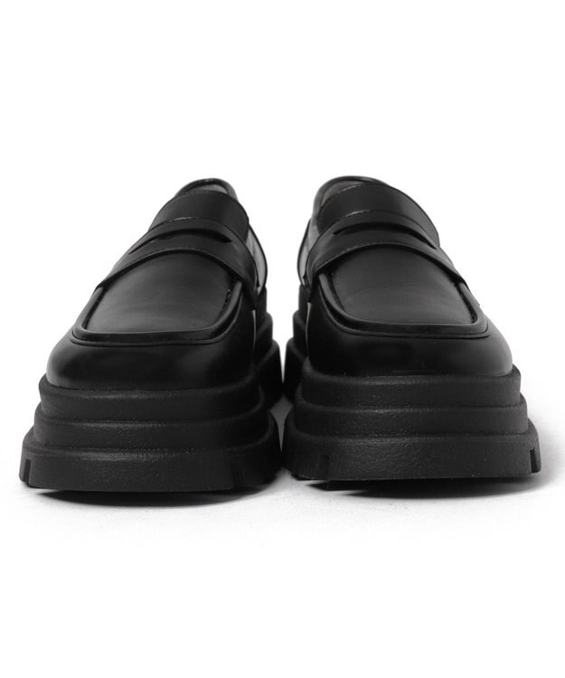 WEGO 【SCHOOLITEM】スクール厚底ローファー ブラック