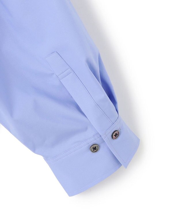 UNFILO コットンブロード フォルムシャツ ブルー