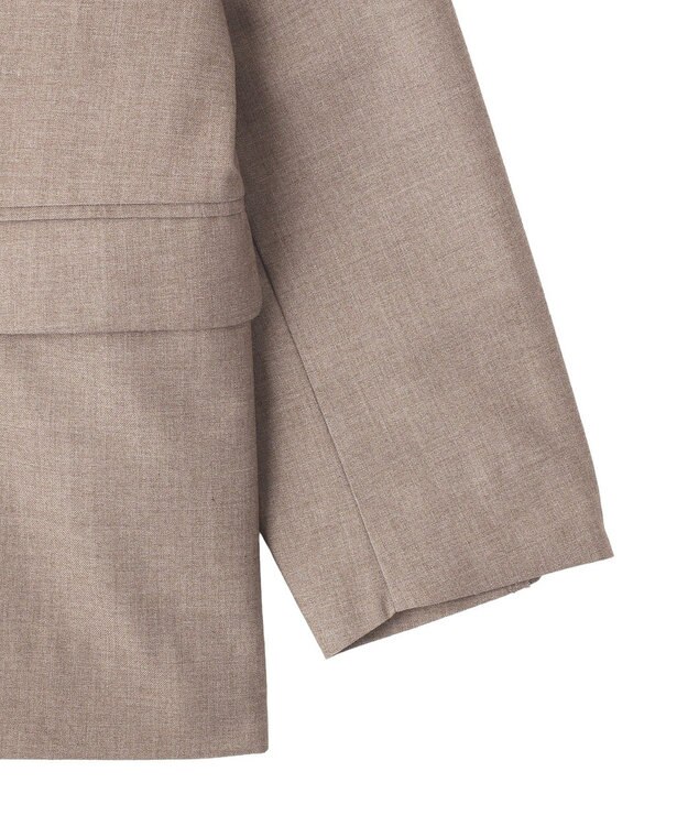 CRAFT STANDARD BOUTIQUE ＜セレモニー＞ダブルテーラードジャケット Beige Mixture