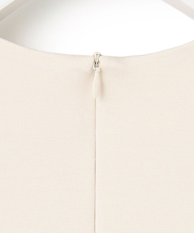 23区 L 【洗える】ヴィスコースソフトポンチ ラグラン カットソー アイボリー系