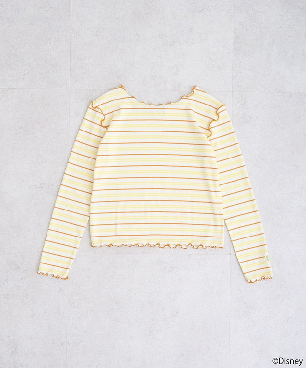 earth music&ecology チップ＆デール／ボーダーメロープルオーバー Orange