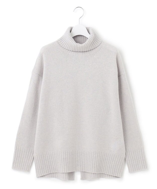 J.PRESS YORK STREET 【WOMEN】タートルネック ニット ライトグレー系