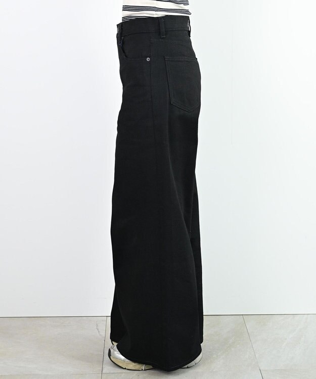 woadblue WIDE DENIM ワイドデニム BLACK