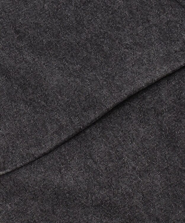 WEGO 【XS～Mサイズ展開/ウエストゴム 】デニムイージーパラシュートカーゴパンツ デニムブラックソノタ