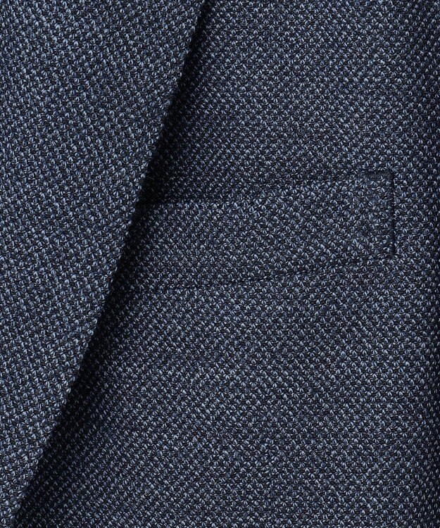 GOTAIRIKU 【カーディガンジャケット】ブリスターバーズアイ ニットジャケット ダルブルー系8