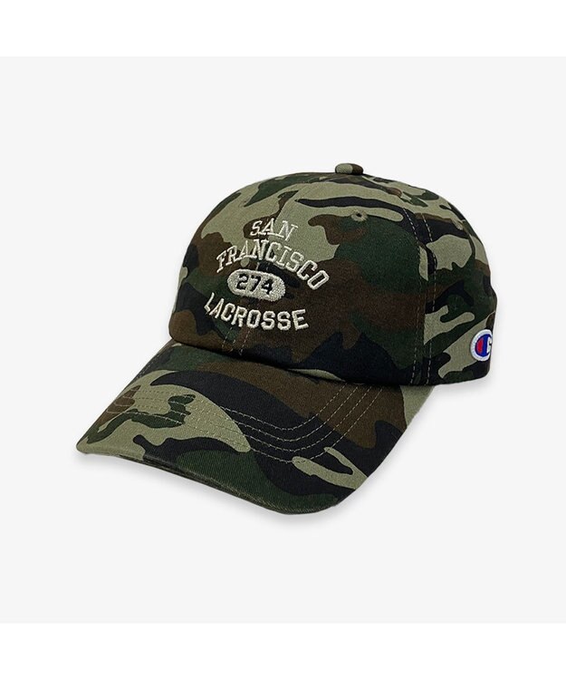 林八百吉商店 Champion   カモフラキャップ カーキ