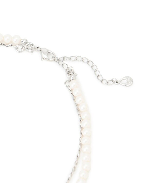 23区 【APPLAUDIR】ビジュートップ レイヤーネックレス シルバー系