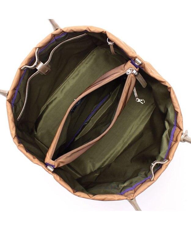 A.D.M.J. 【ナイロン】キューブトート34cm(Dカン＋) WALNUT