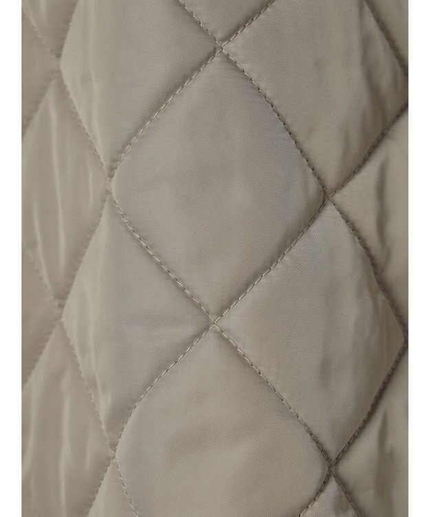 Green Parks 撥水加工　中綿キルトミドル丈コート Light Beige