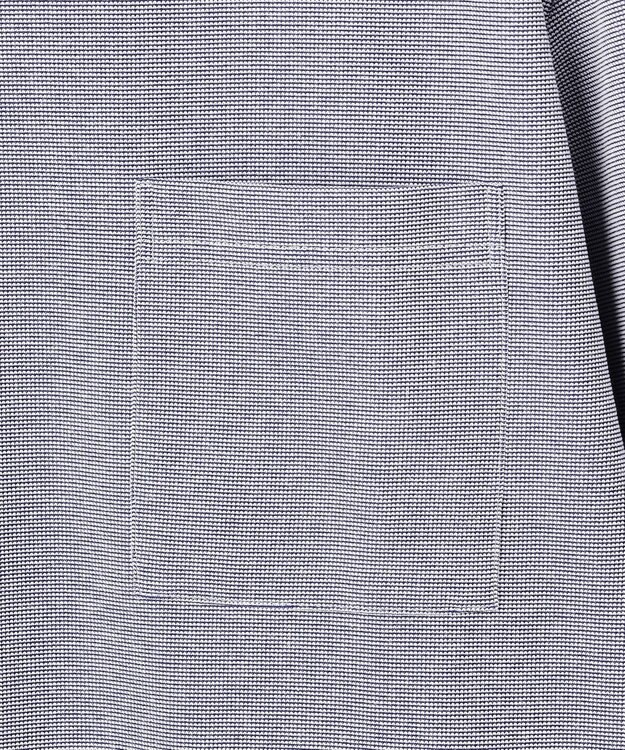 JOSEPH ABBOUD 【JAPANファブリック・日本縫製・清涼】ミラノリブWフェイス長袖Tシャツ ブルー系