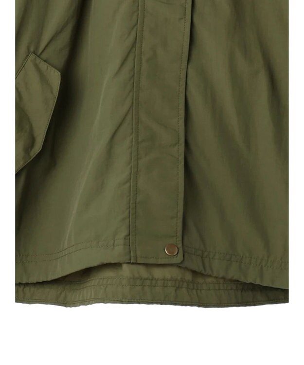 earth music&ecology スタンドフリルミリタリーブルゾン Khaki