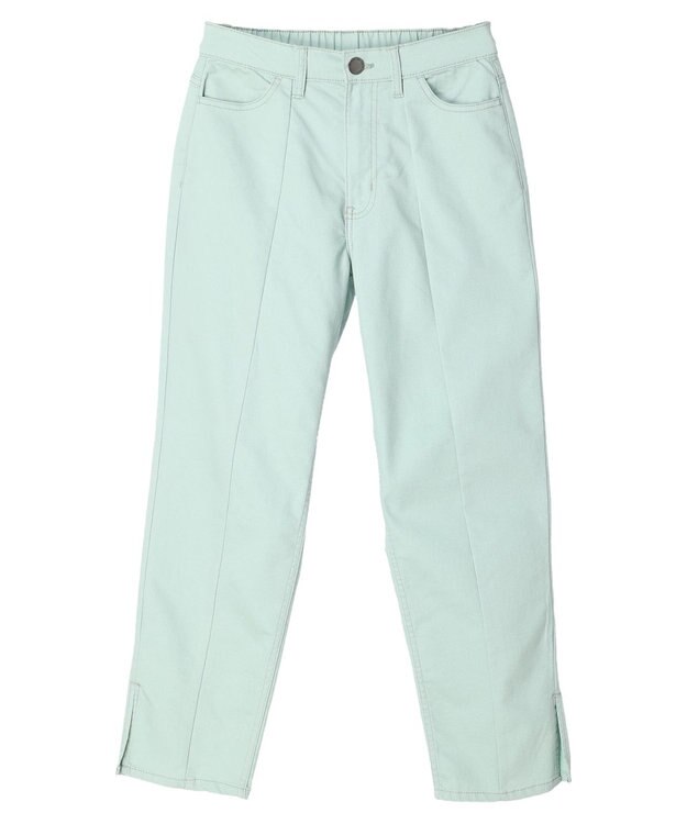 Green Parks ＧＵＭストレッチカラースリムストレートパンツ Mint