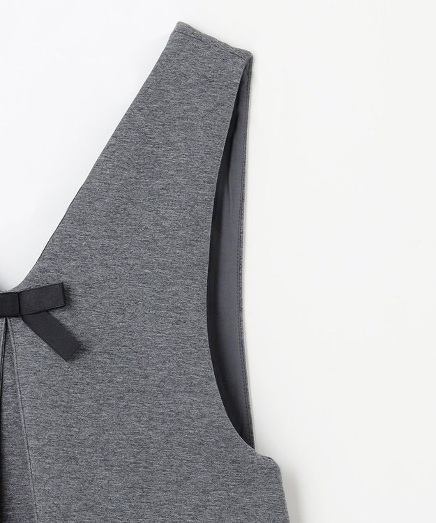 組曲 KIDS 【150-160㎝】【前後着用可】2WAY ジャンスカ チャコール