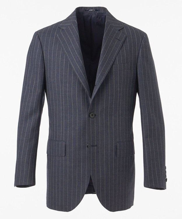 J.PRESS MEN 【WILLIAM HALSTEAD】サヴィルローヤーン カウントストライプ スーツ ダルブルー系2