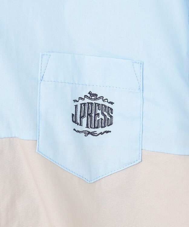J.PRESS KIDS 【140-170cm】カラーブロック シャツ ブルー系2