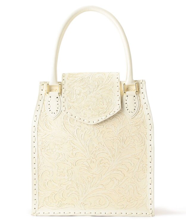 GRACE CONTINENTAL Trapeze bag ホワイト