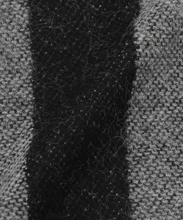 JOSEPH ABBOUD 【ブランド30周年記念・フランス製】アメリカンフラッグパターンストール ブラック系7