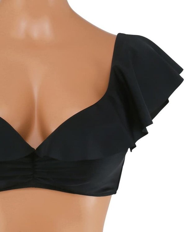 San-ai Resort（三愛水着楽園） 軽い着け心地でしっかり盛れる【楽盛り水着】　ワイヤービキニ ブラック