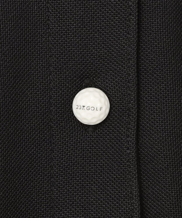 23区GOLF 【WOMEN】『PEANUTS』コラボプリントポロ ブラック系