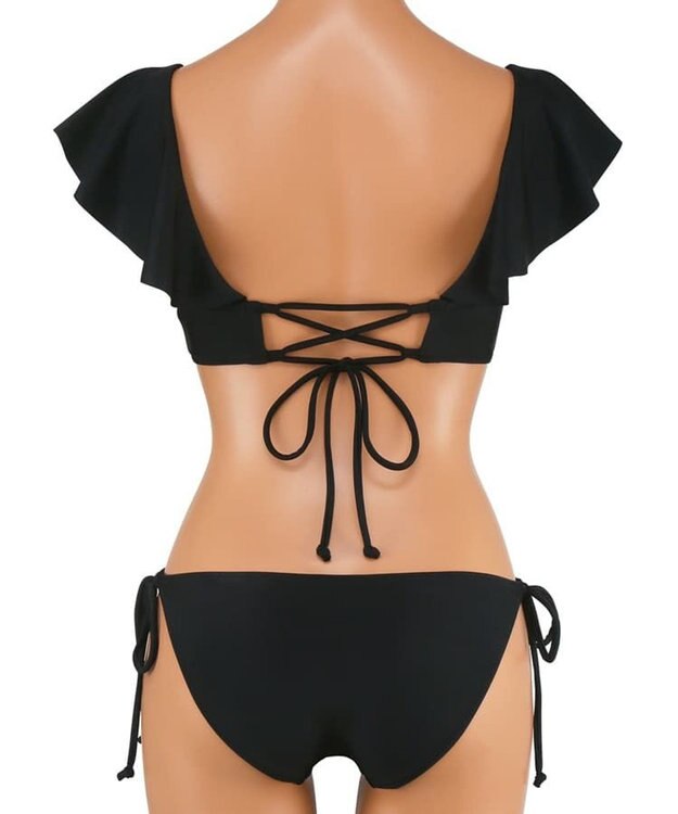 San-ai Resort（三愛水着楽園） 軽い着け心地でしっかり盛れる【楽盛り水着】　ワイヤービキニ ブラック