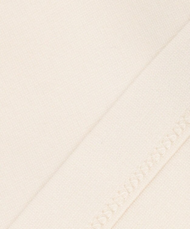 23区 L 【洗える】ヴィスコースソフトポンチ ラグラン カットソー アイボリー系