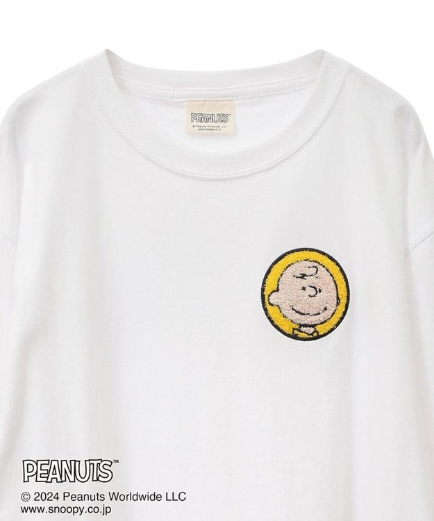 Green Parks ■ＰＥＡＮＵＴＳ　ワッペンロンＴ Off White