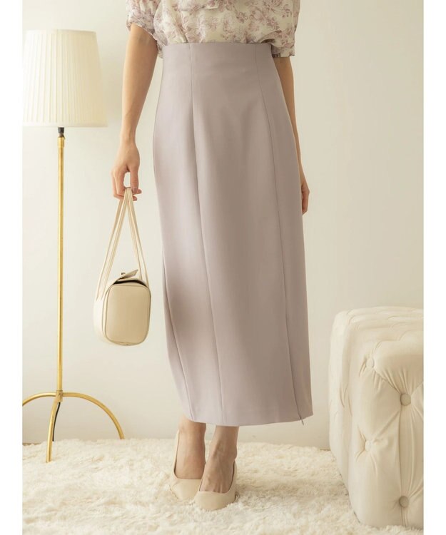 earth music&ecology ファスナースリットスカート Pink