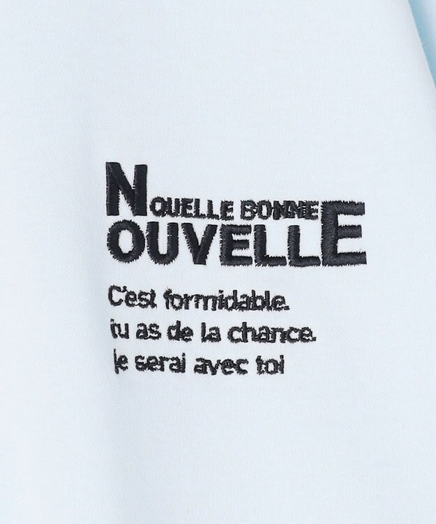 UNFILO BEAUTY FORM-T cotton ロゴ ハーフスリーブ Tシャツ ライトブルー