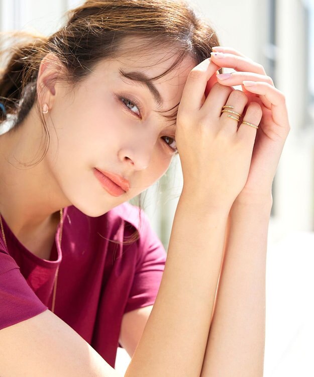 Tiaclasse 【4点セット】クロスデザインリング　アソートセット ゴールド