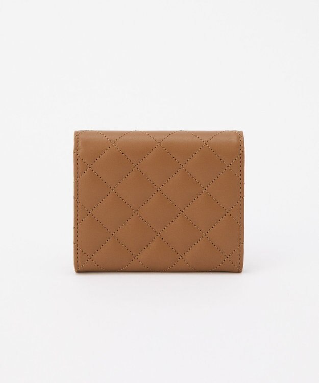 russet 【2025AW新作】キルティングレザー二つ折りウォレット(SO-428) Brown
