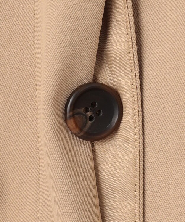 組曲 L 【WEB限定】ライトトレンチ ステンカラーコート ベージュ系