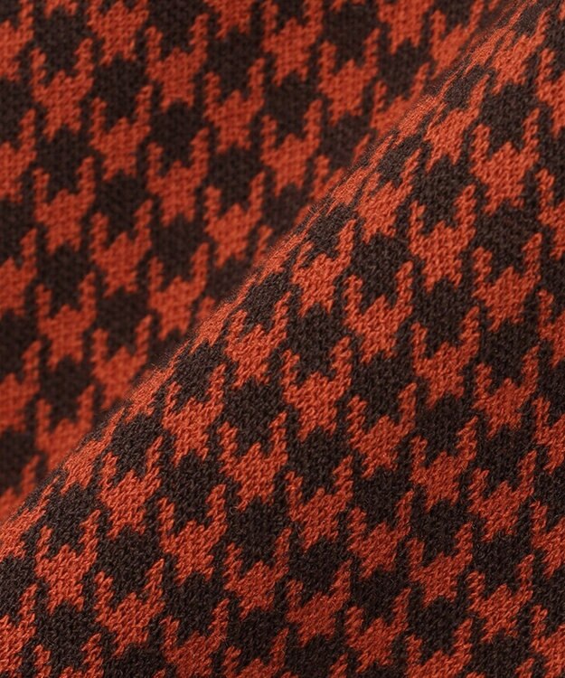 組曲 KIDS 【110-140㎝】ハウンドトゥースラップ キュロット オレンジ系3