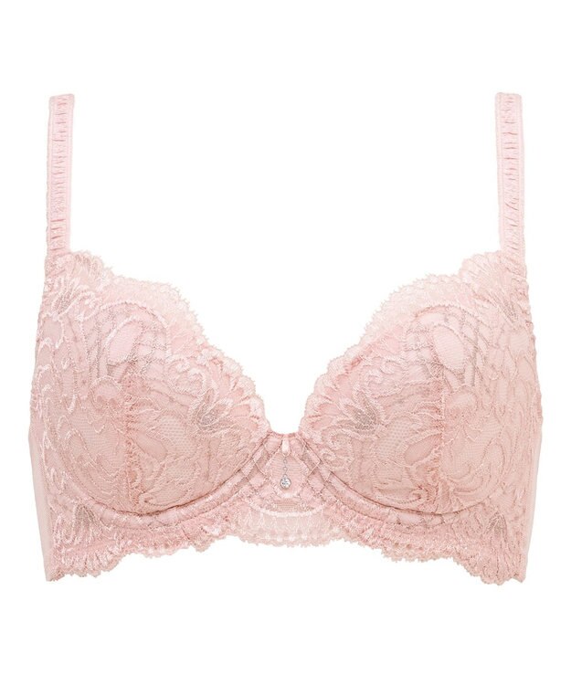 BRADELIS New York 【BRADELIS New York/ 育乳ブラ・STEP2 寄せる】ベルステップ2ブラ24A2 補正ブラ 谷間を作るブラジャー CA124309 ピンク