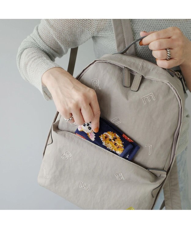 PELLE BORSA スマートバッグパック/リュック Wrinkle リンクル 6520 ライトグレー