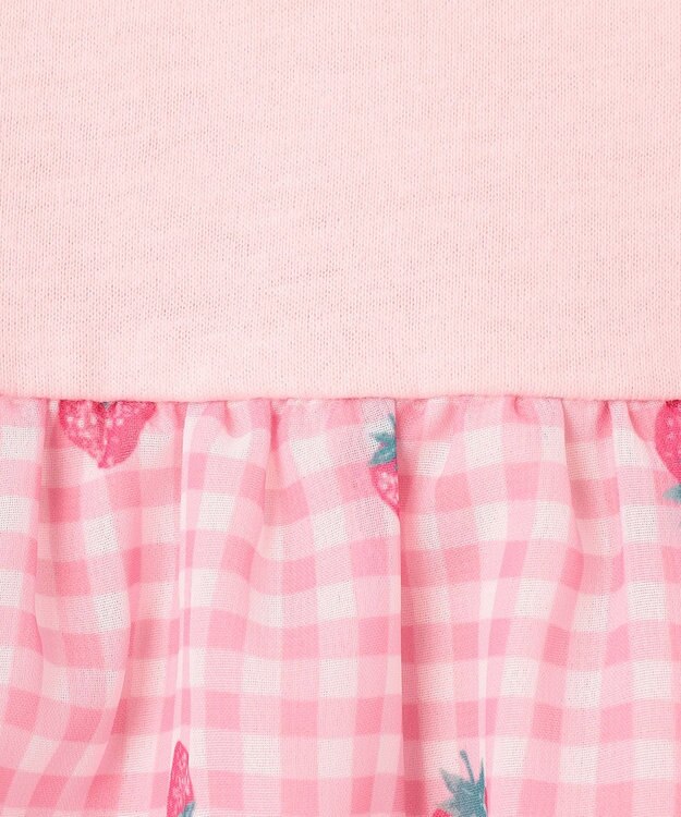 ANY KIDS ひらひら バックシャンTシャツ ピンク