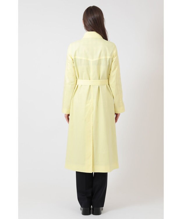 DAKS ロングトレンチコート(ライナーキルト付き) ライトイエロー