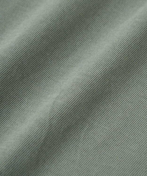 Green Parks フレンチスリーブ刺繍シンプルロゴプルオーバー Khaki