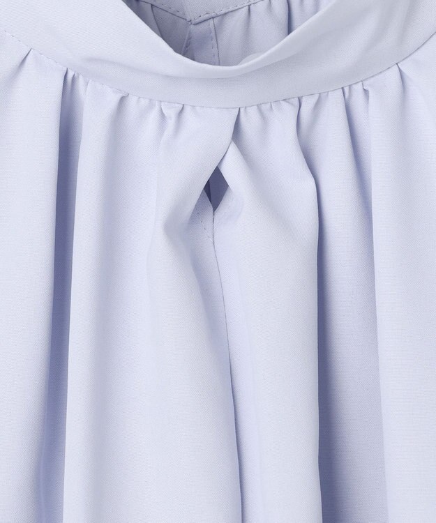 ANY SIS L 【2WAY】リボンギャザー ブラウス スカイブルー系