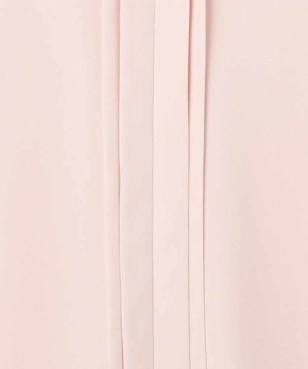 ANY SIS ジョーゼットフロントタック プルオーバー ピンク×モカ