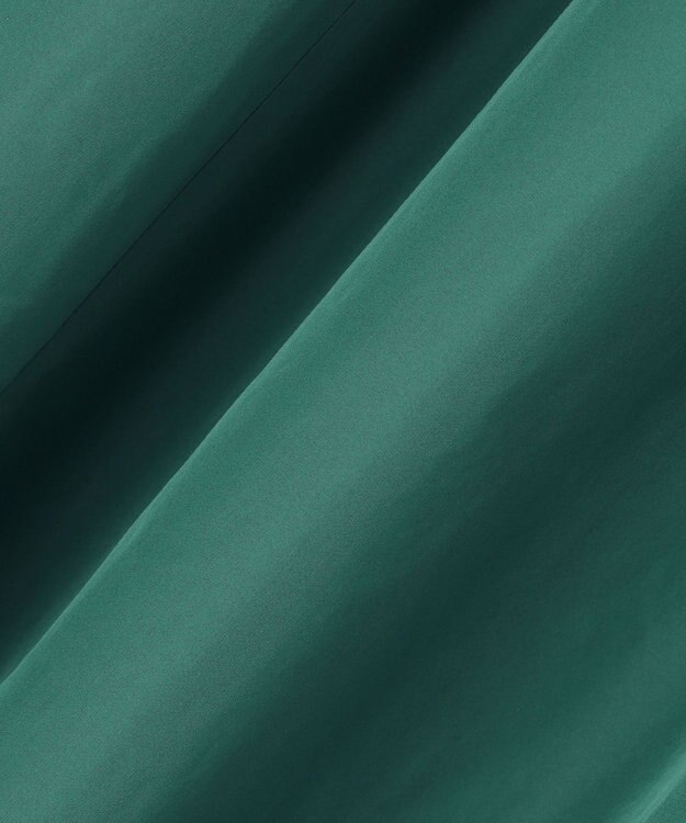 23区 【洗える】ルミエールタフタ フレアスカート ダークグリーン系