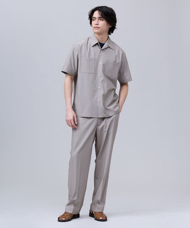 J.PRESS MEN 【J.PRESS ORIGINASLS】【UNISEX】Toropical Spidle New Piped Stem Slacks ベージュ系