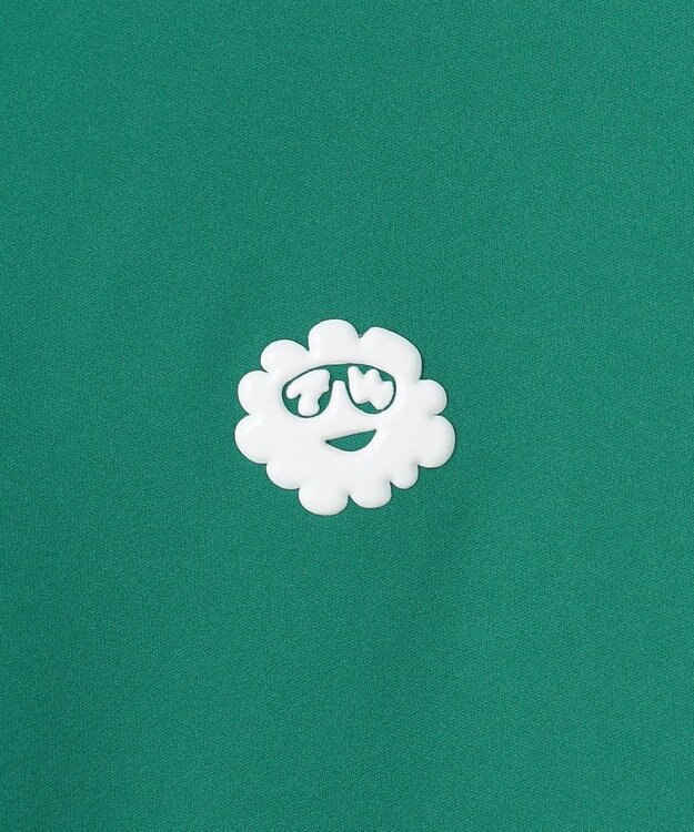 PW CIRCULUS 【吸水速乾 / UV遮蔽率96.3% UVカット / ストレッチ】【WOMEN】メッシュコンビモックネックT ゴルフウェア レディース グリーン系