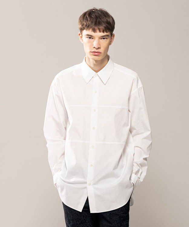 JOSEPH HOMME オックス　レギュラーカラー　シャツ ホワイト系