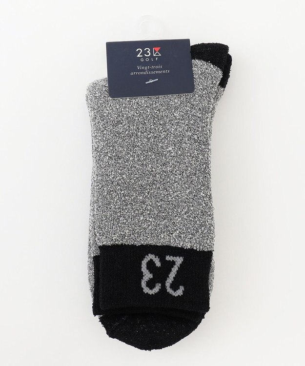 23区GOLF 【MEN】パイル レギュラーソックス グレー系