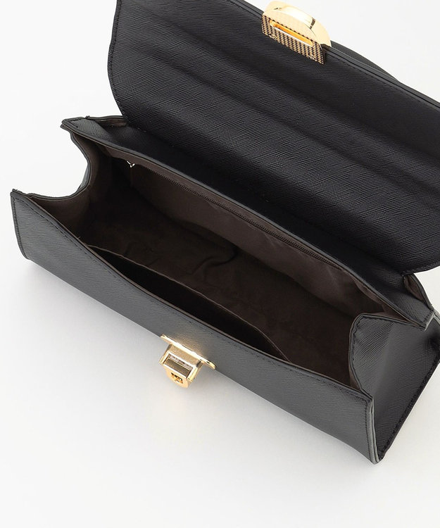 ANY SIS 【2WAY】メタルバックルワンショルダー バッグ ブラック