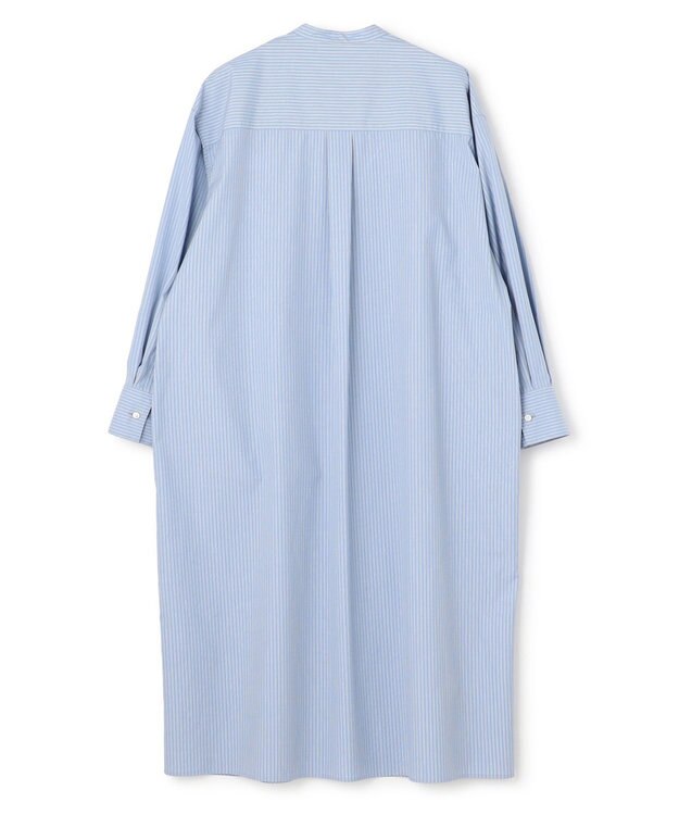 NAVE 【ReNAVE・セットアップ可/洗える/接触冷感/UVケア】コットンポリブロード ワンピース サックスブルー系1