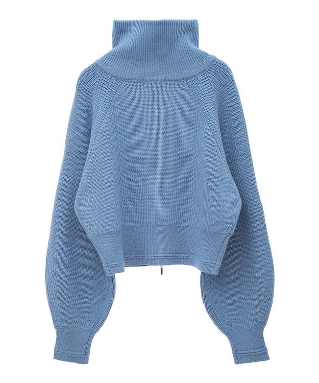 earth music&ecology ＢＩＧカラージップカーディガン Blue